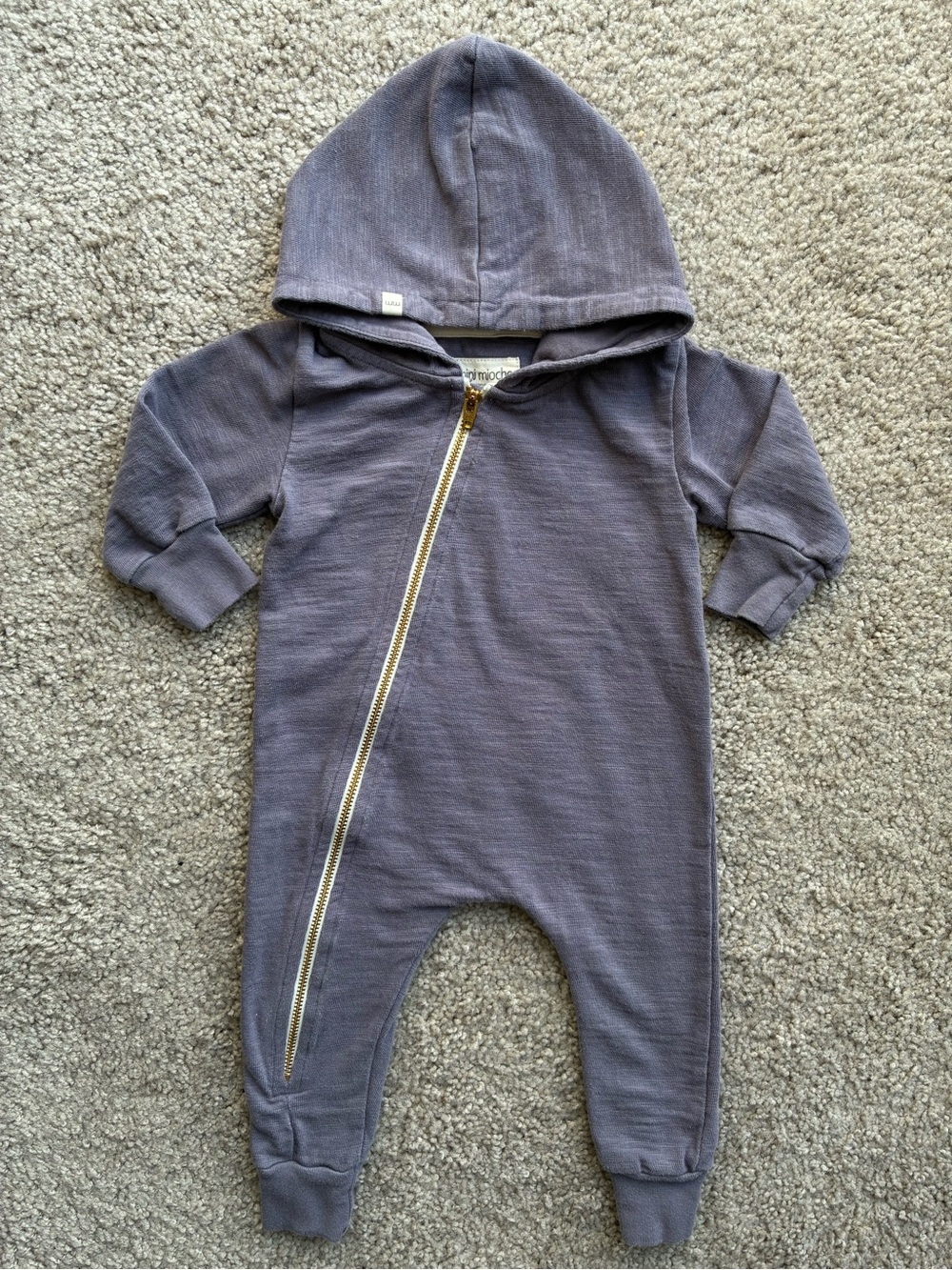 Mini Mioche Mod Romper in Vintage Plum